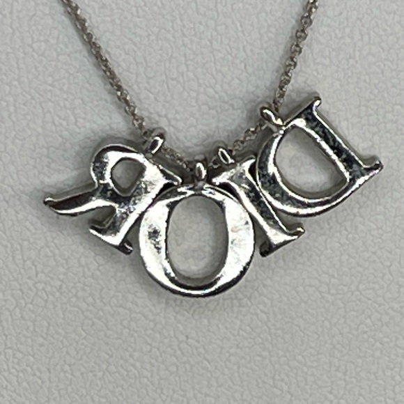 Christian Dior cannage pendant necklace - Picture 3 of 9